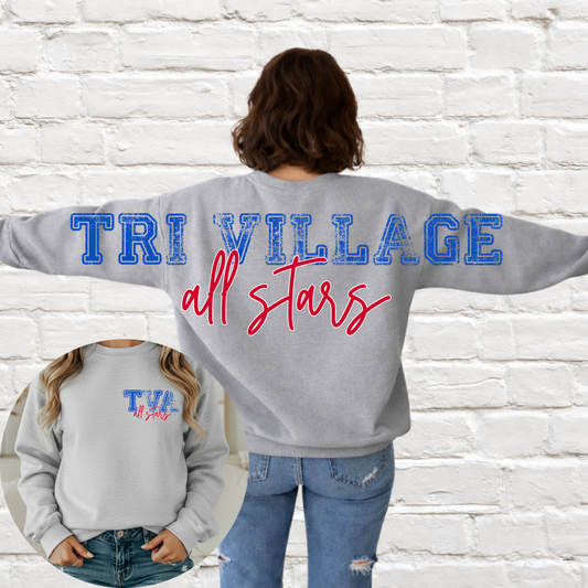 TVA 2026 Allstars Stars Back Design - Basic Sweatshirt (Youth & Adult)