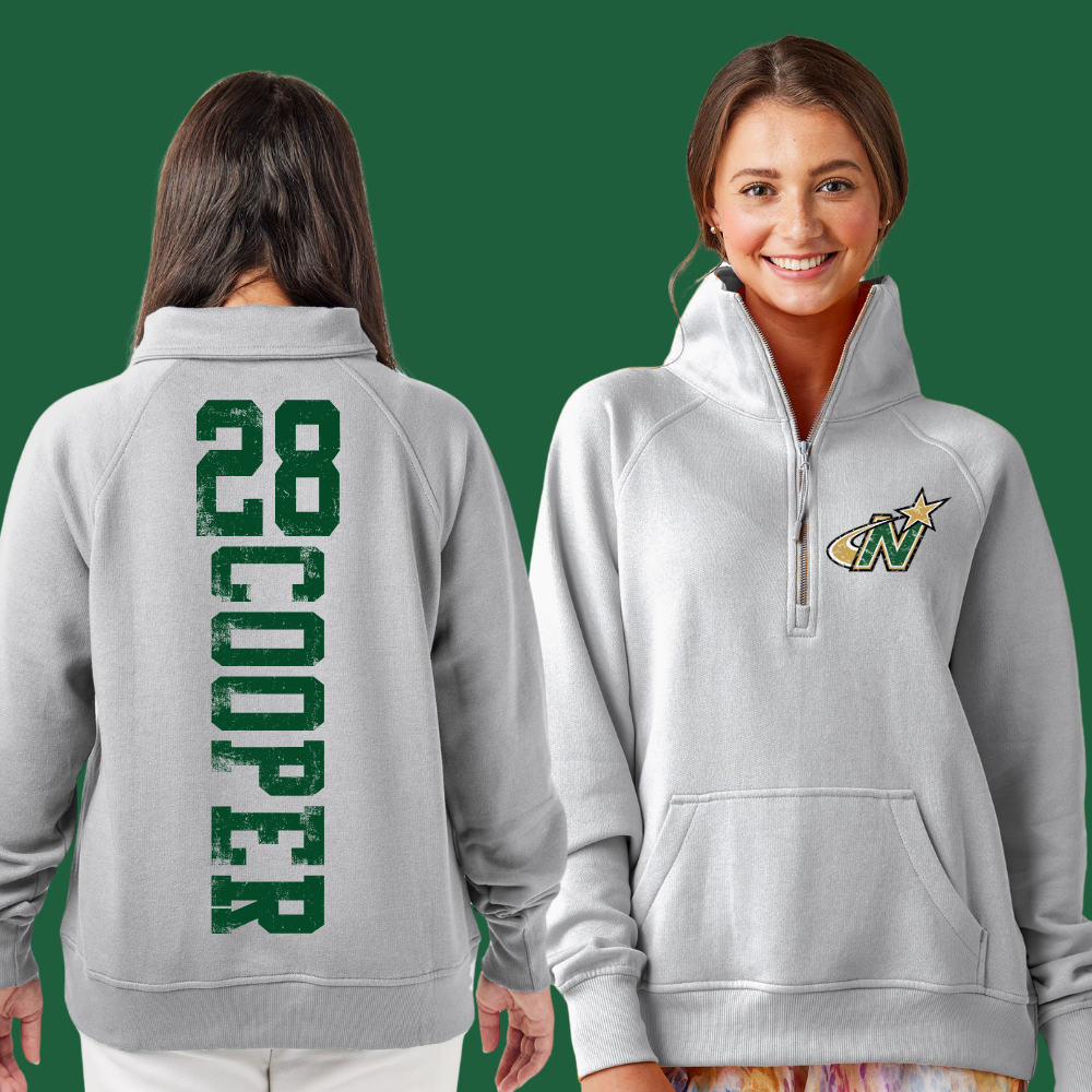 Midland Northstars Hockey - 1/4 Zip Crewneck (Youth & Adult)