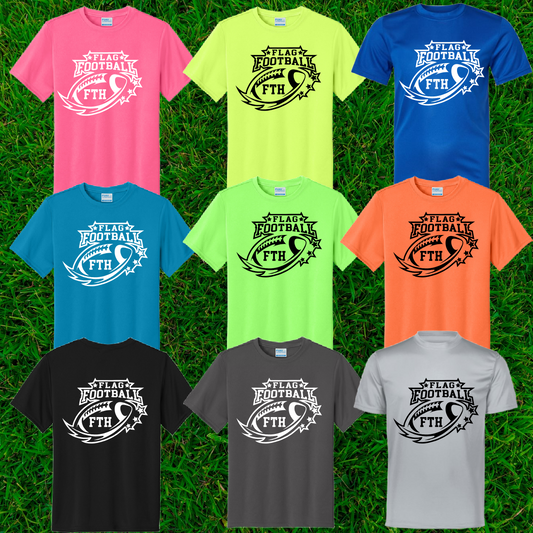 FTH Football - Logo Dri Fit Tee (Youth & Adult) - MADE TO ORDER/TWO WEEKS