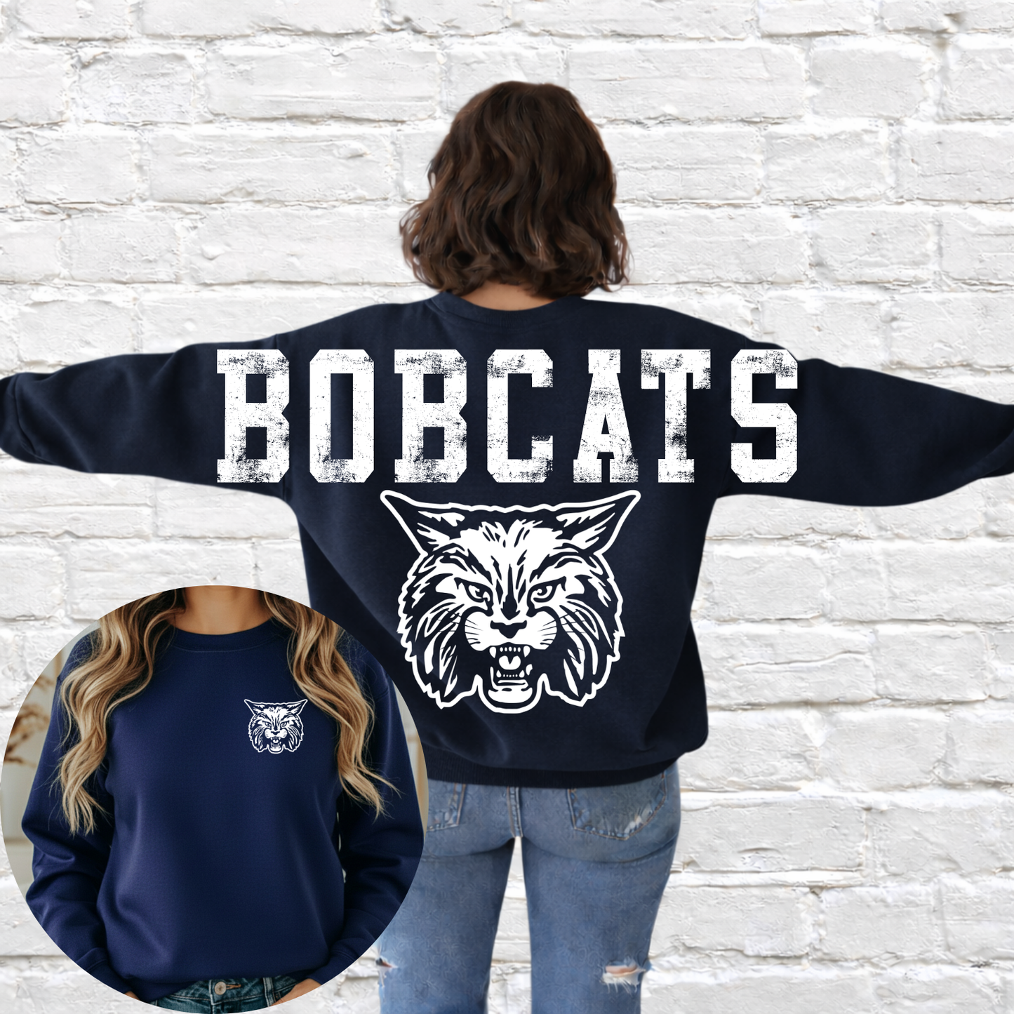 Bangor West Fundraiser - Big Across The Back Crewneck (Youth & Adult)