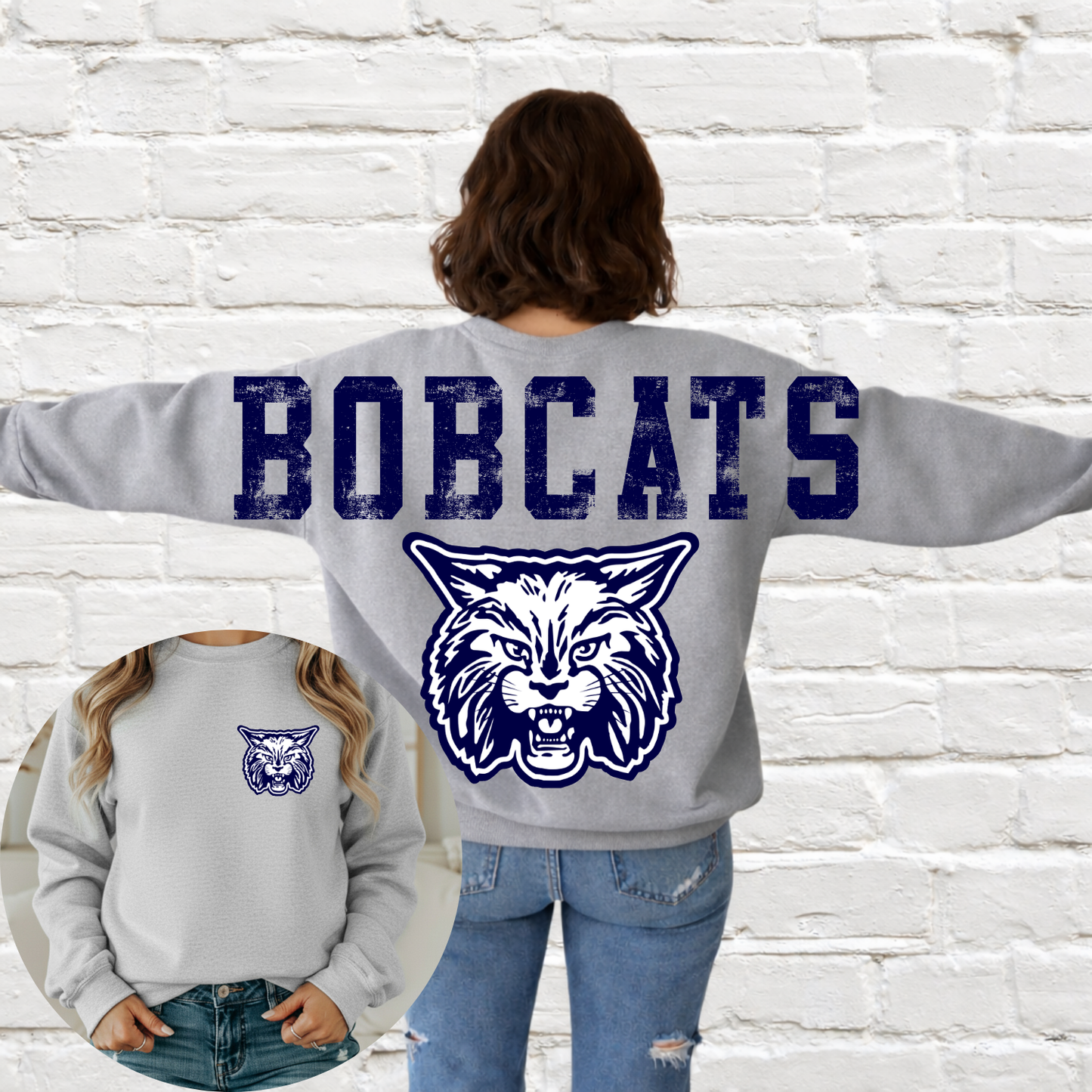 Bangor West Fundraiser - Big Across The Back Crewneck (Youth & Adult)