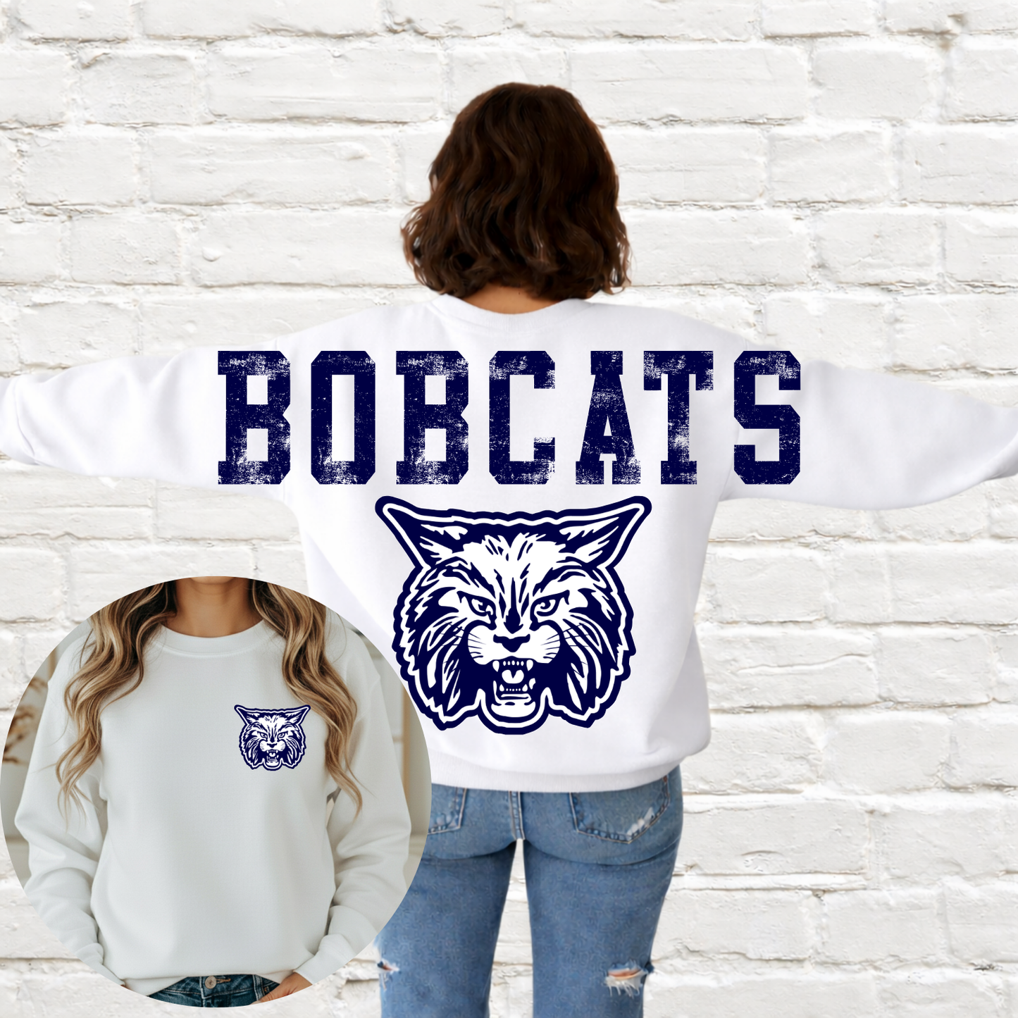 Bangor West Fundraiser - Big Across The Back Crewneck (Youth & Adult)