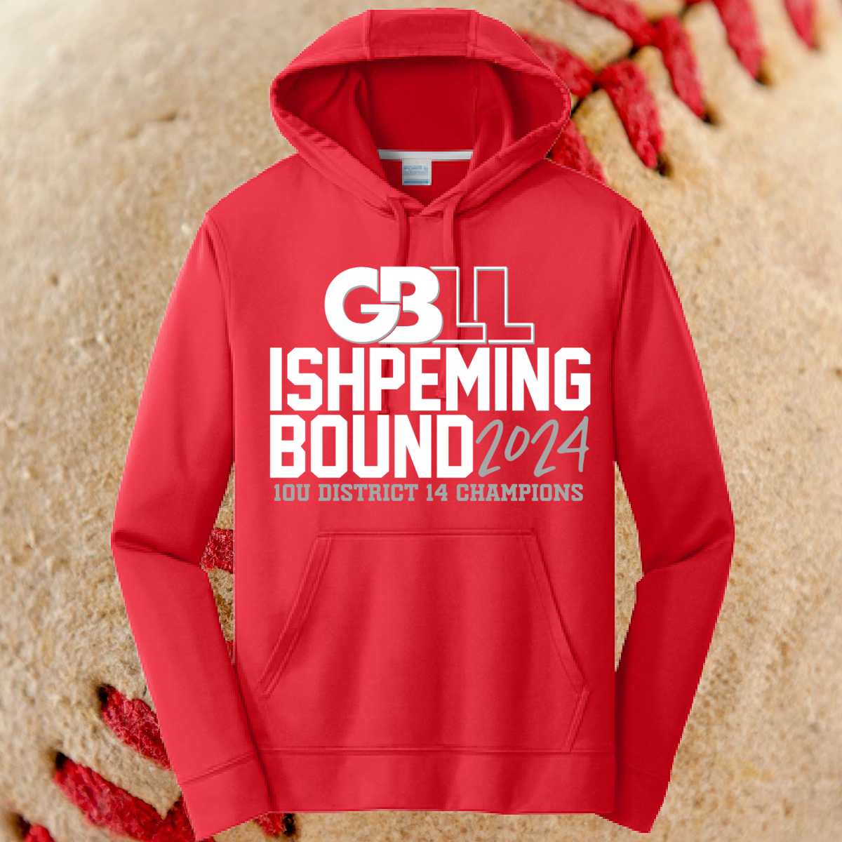 2024 GBLL 10U District Champs - Dri Fit Hoodies  (Youth & Adult)