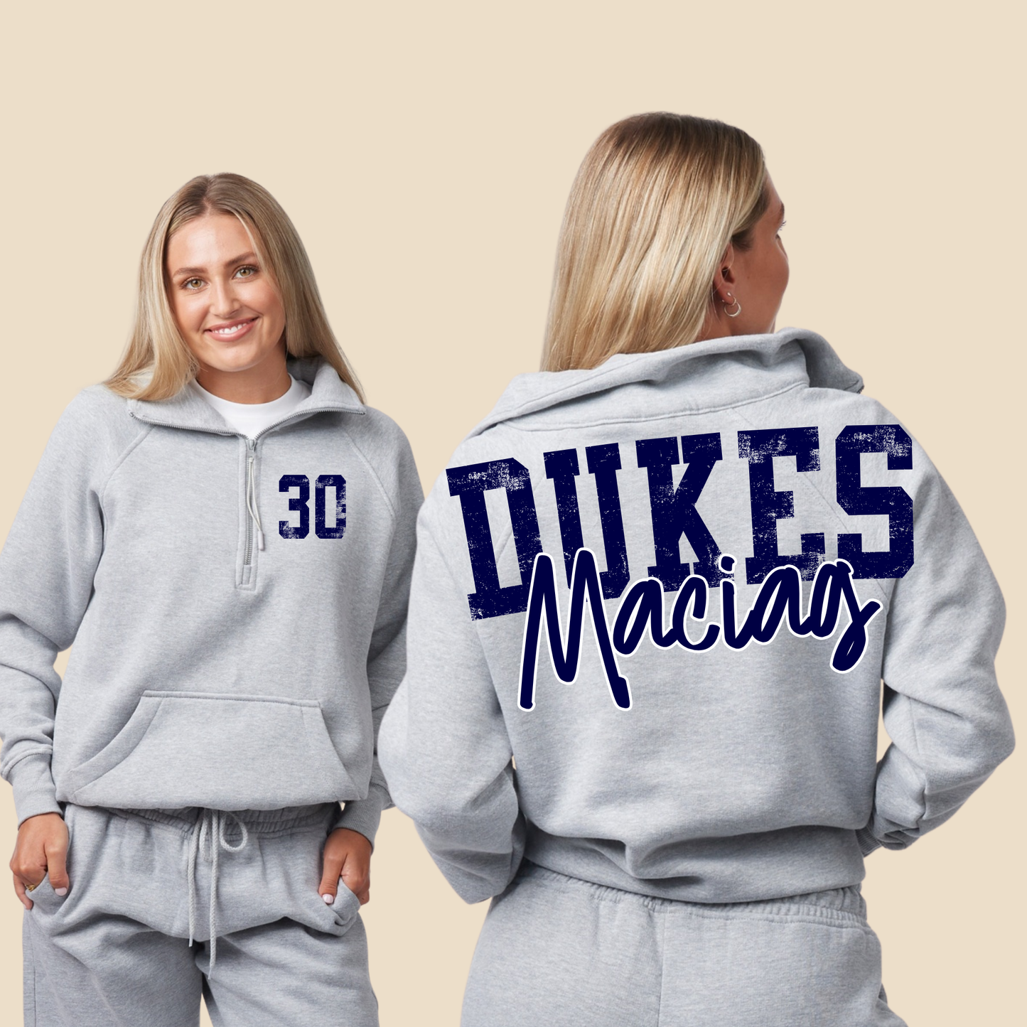 Garber Dukes - 1/4 Zip Crewneck (Youth & Adult)