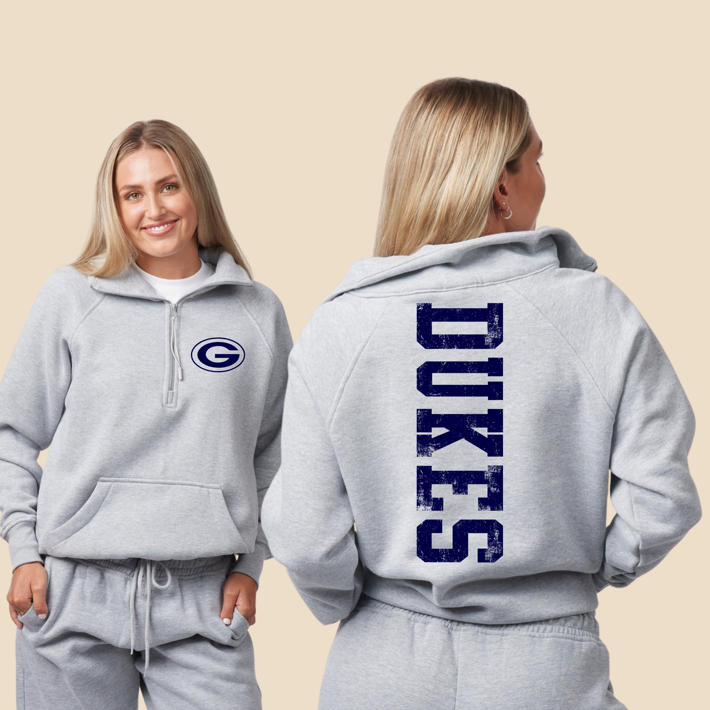 Garber Dukes - 1/4 Zip Crewneck (Youth & Adult)