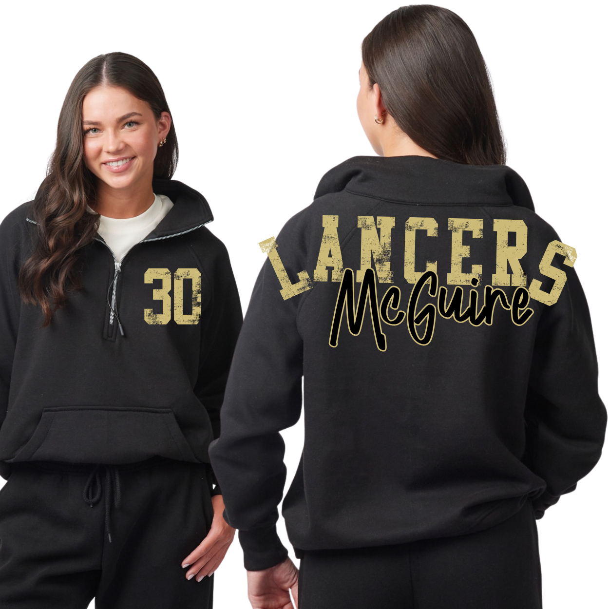 Bullock Creek - 1/4 Zip Crewneck (Youth & Adult)
