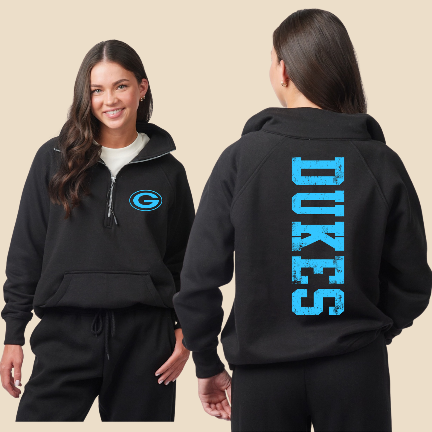 Garber Dukes - 1/4 Zip Crewneck (Youth & Adult)