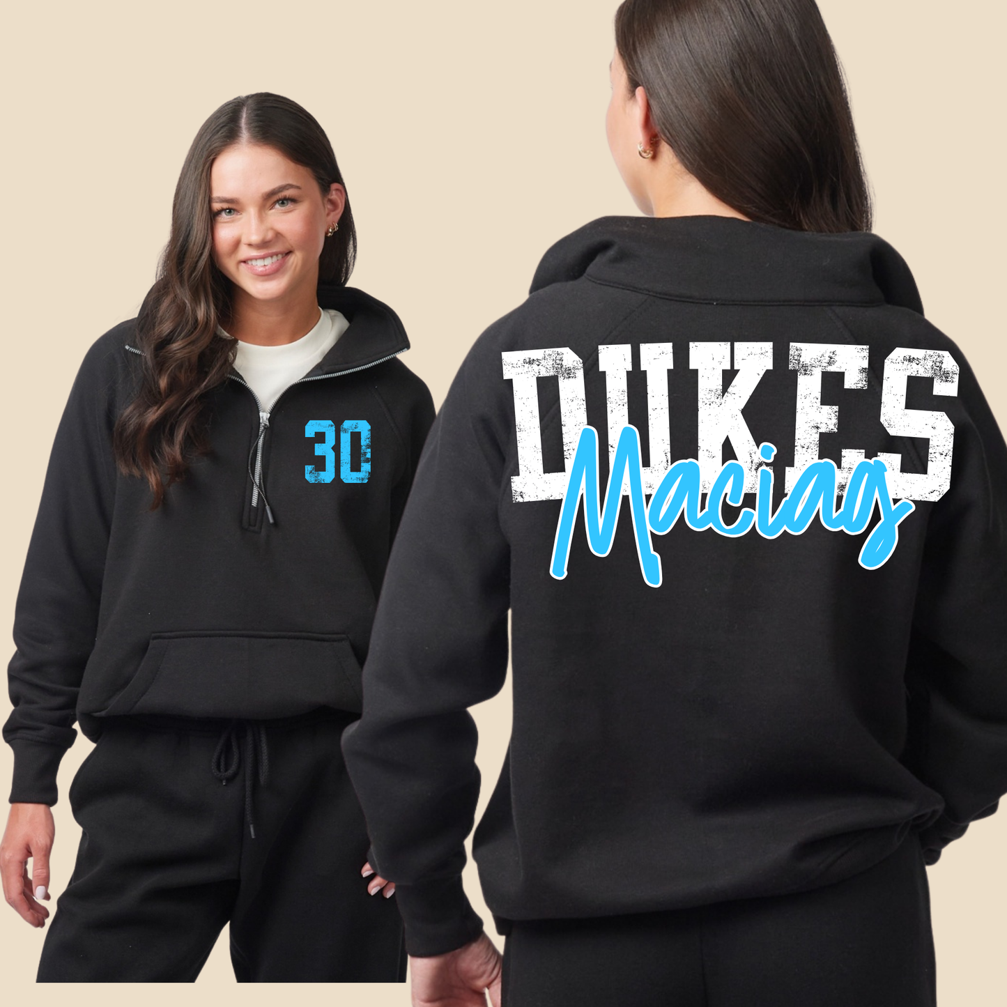 Garber Dukes - 1/4 Zip Crewneck (Youth & Adult)