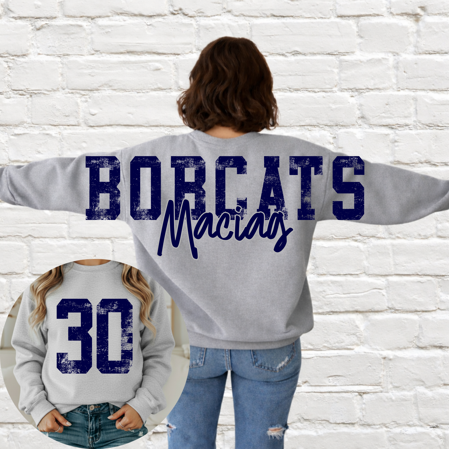 Bobcat Football - Crewneck (Youth & Adult)