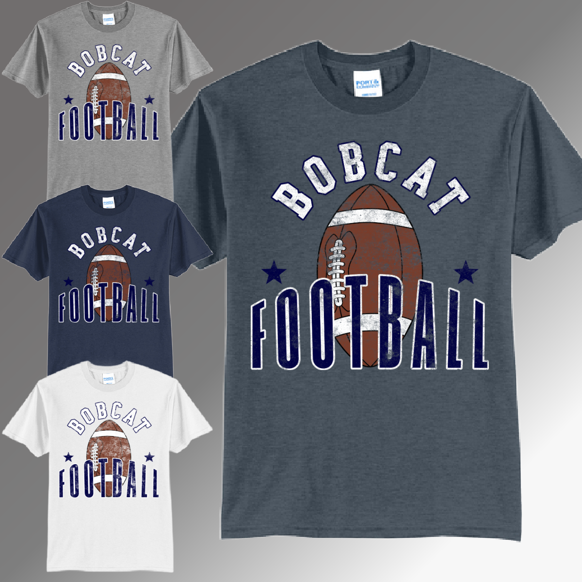 Bobcat Football - Basic Tee (Toddler, Youth & Adult)