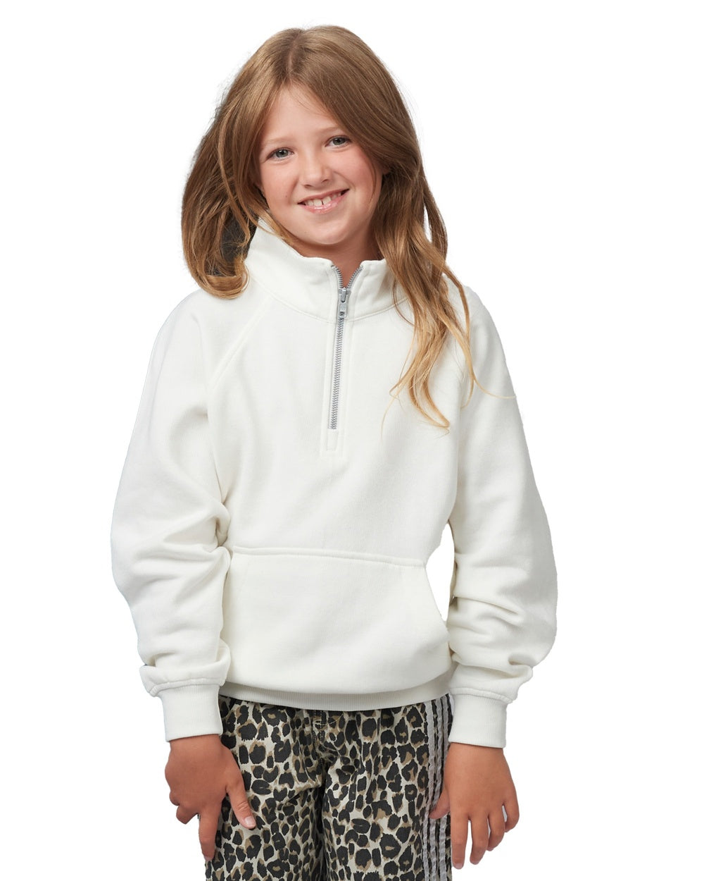 Bobcat Football - 1/4 Zip Crewneck (Youth & Adult)