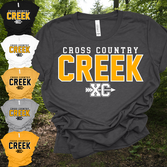 Bullock Creek Cross Country - Bella Canvas Tee (Toddler, Youth, Adult)