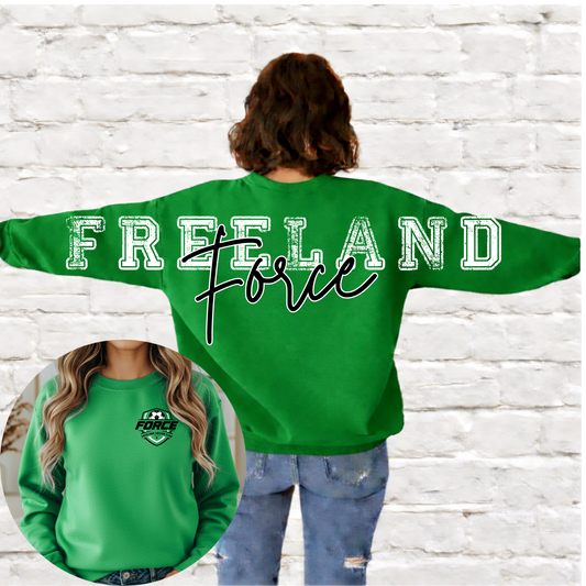 Freeland Force Soccer - Big Across The Back Crewneck