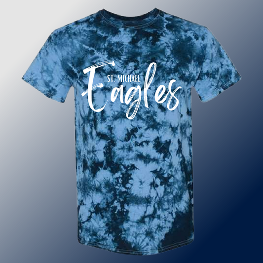 St. Michael Eagles - Crystal Tie Dye Tee (Youth & Adult)