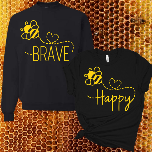 Bee Tees - You choose your word of affirmation!  (McAlear Sawden Teacher Tees)