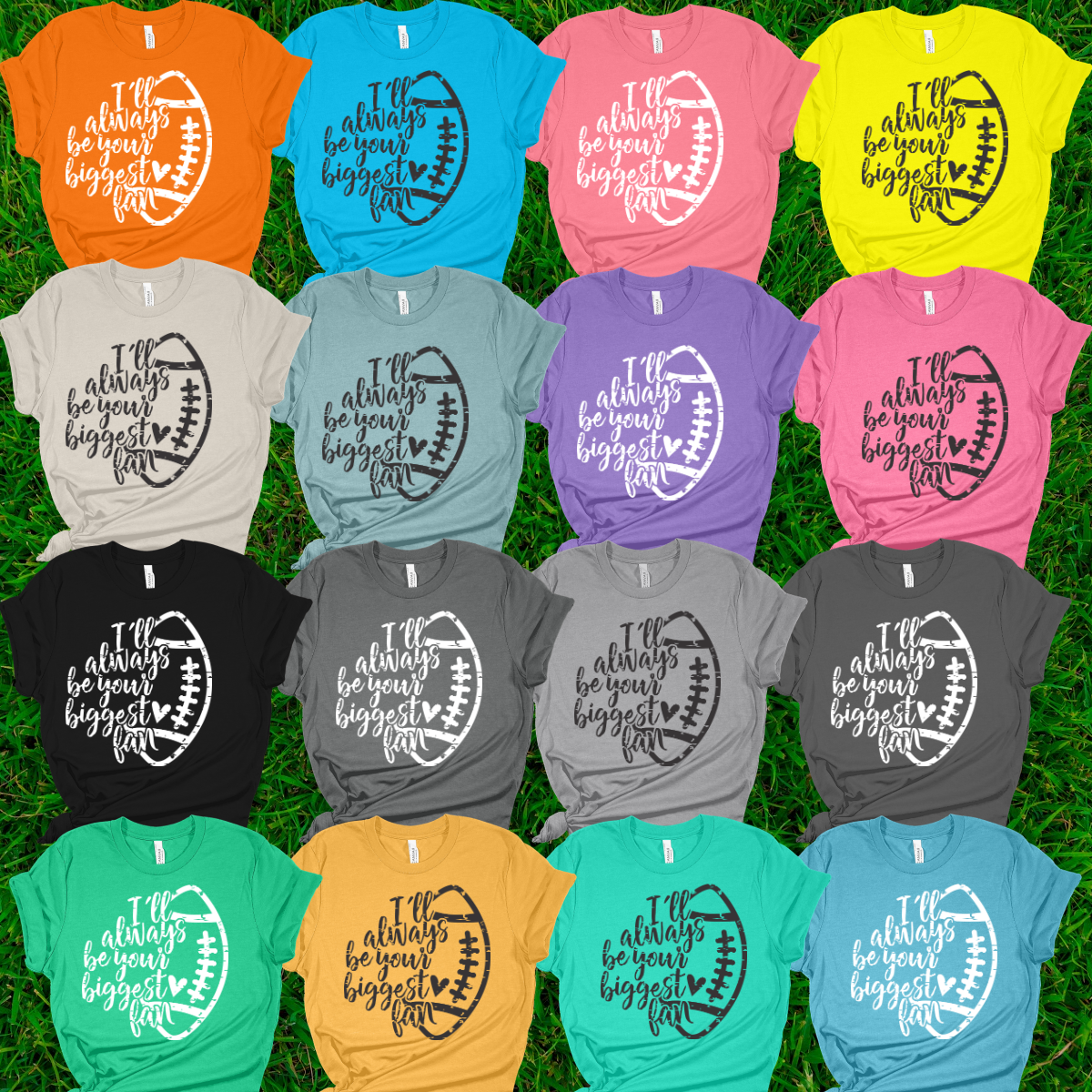 FTH Football - Biggest Fan Tee (Adult) - MADE TO ORDER/TWO WEEKS