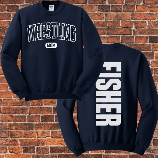 Wrestling Mom Basic Sweatshirt