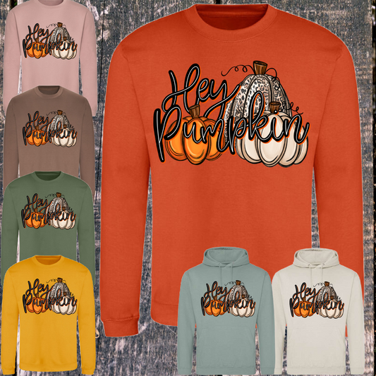 Hey Pumpkin Basic Sweatshirt (Adult)