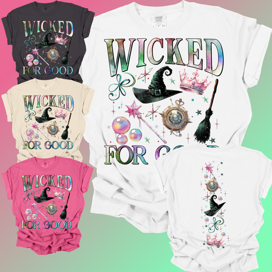W!cked For Good Collage - Comfort Colors Tee (Adult)