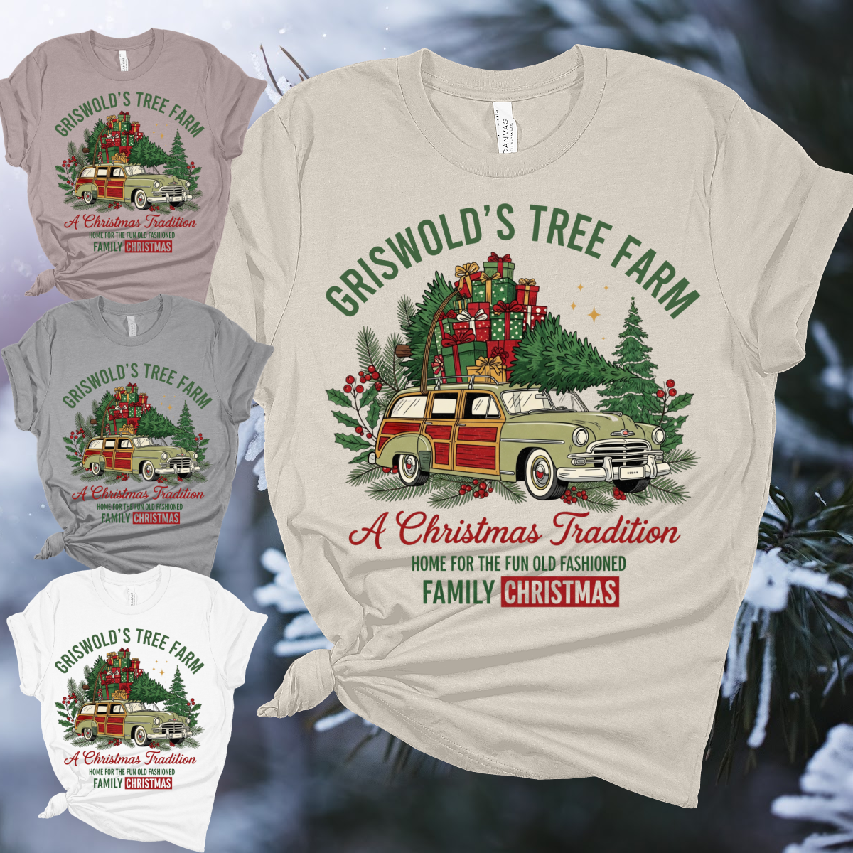 Griswold's Tree Farm Christmas - Bella Canvas Tee (Adult)
