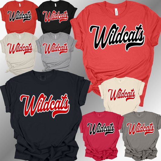 Handy Wildcats - Cursive Tee (Adult)
