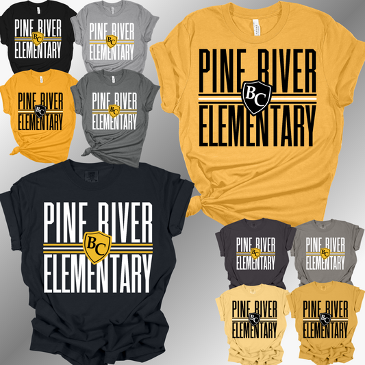 BC Pine River Lancers - School Name Tee (Adult)