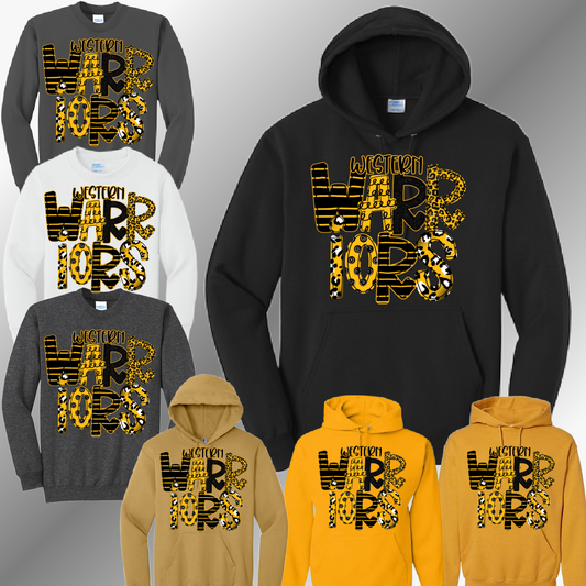 Western Warriors - Spirit Font Basic Sweatshirt (Adult)