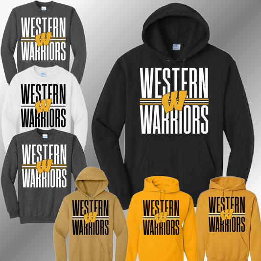 Western Warriors - School Name Basic Sweatshirt (Adult)