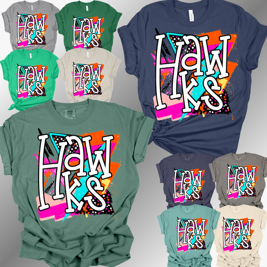 Heritage Hawks - 80s Spirit Tee (Adult)