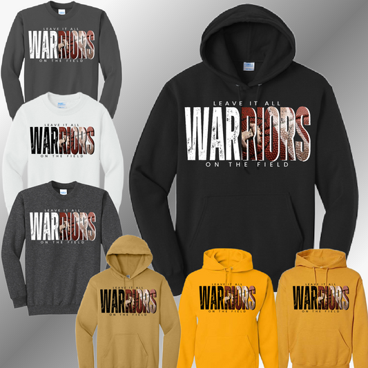 Western Warriors - Leave It All On The Field Football Basic Sweatshirt (Adult)