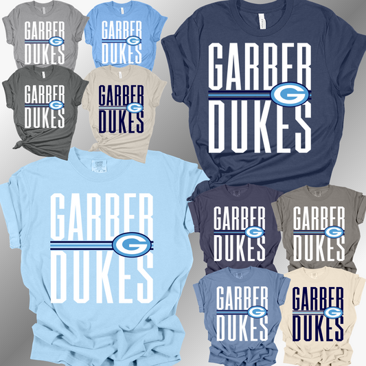 Garber Dukes -School Name Tee (Adult)
