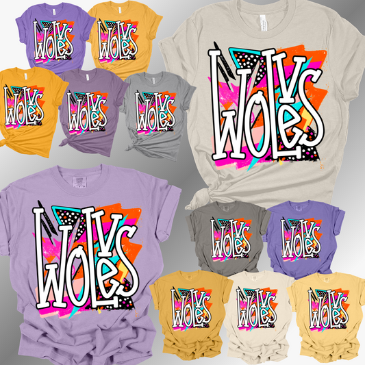 Bay City Central Wolves - 80s Spirit Tee (Adult)