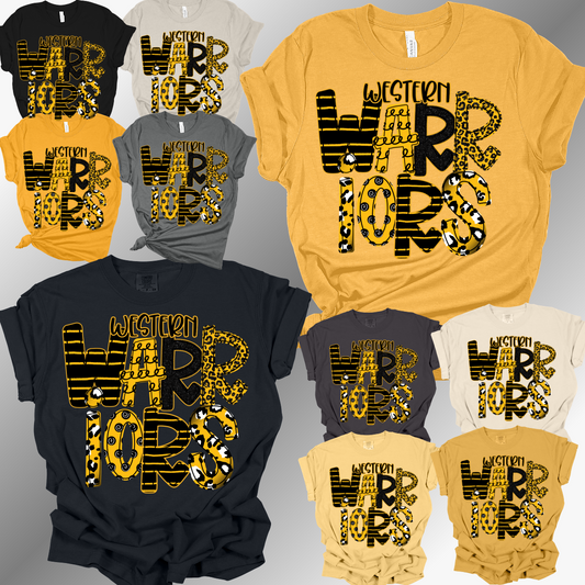 Western Warriors - Spirit Font Tee (Adult)