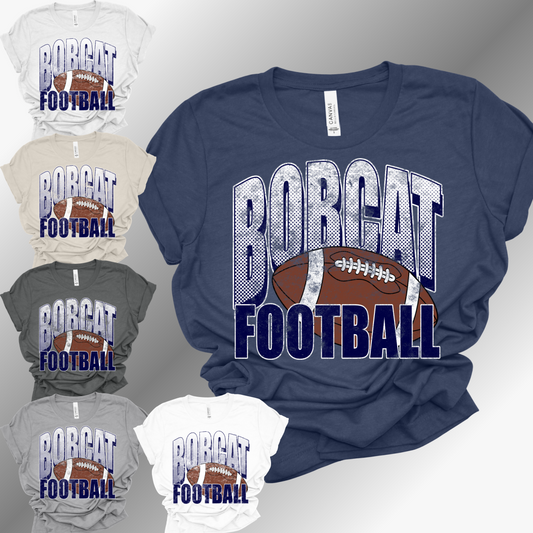 Bobcat Football - Bella Canvas Tee (Toddler, Youth, Adult)