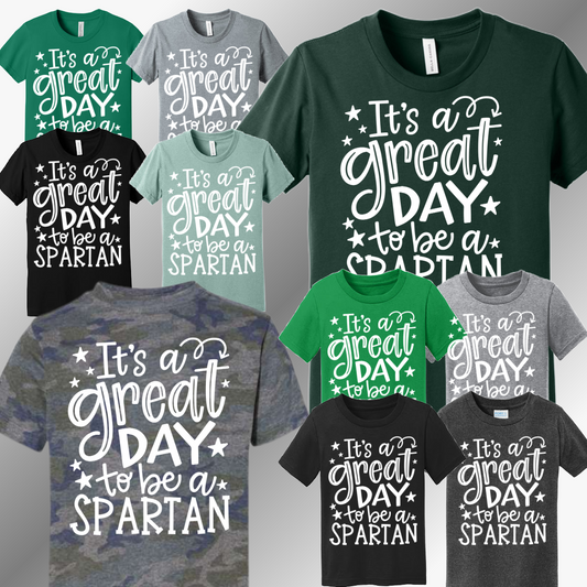 Pinconning Spartans - It's A Great Day Tee (Youth)