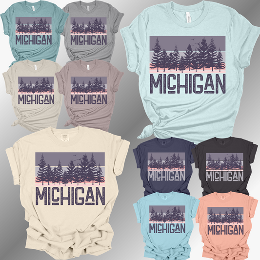 Michigan Trees Tee (Adult)