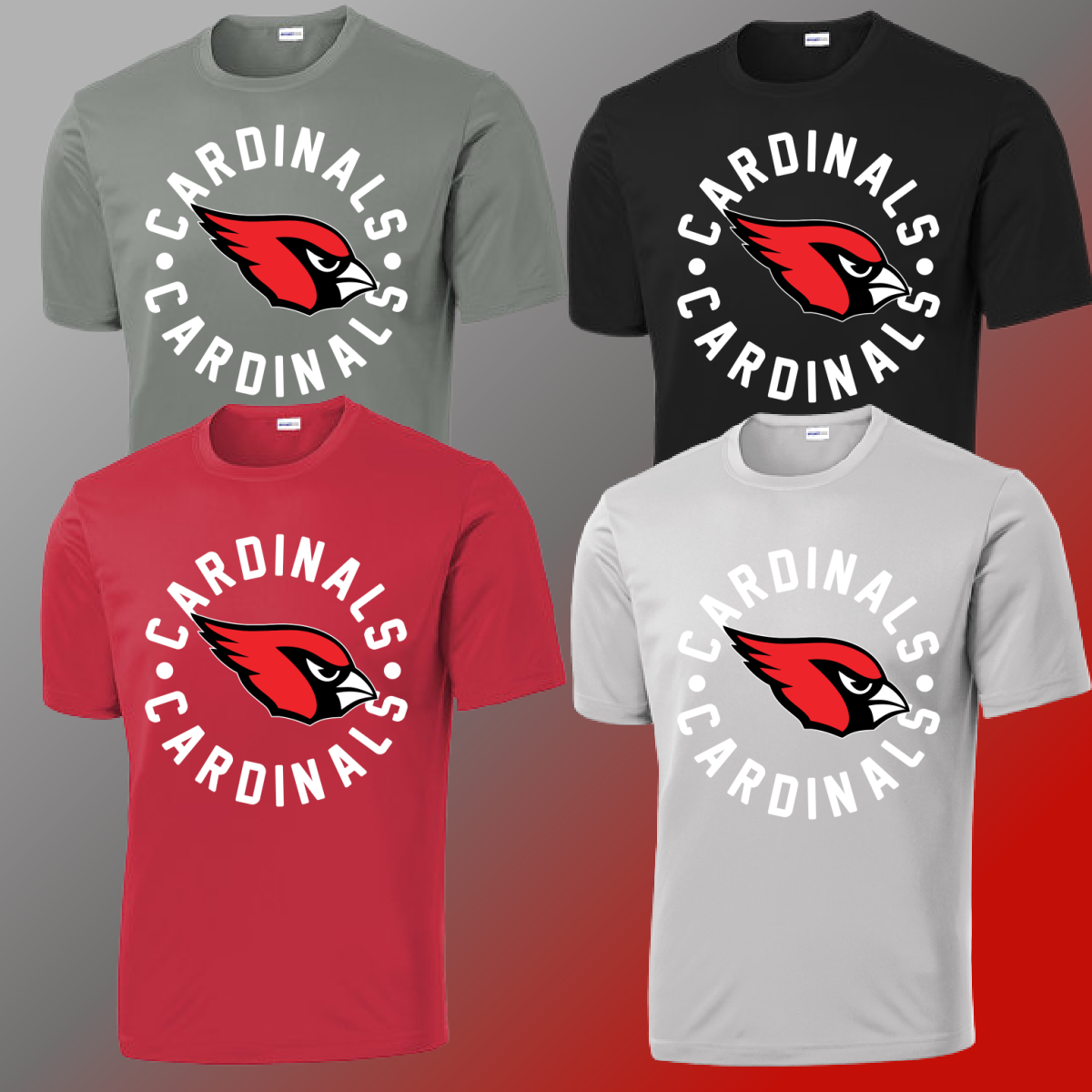 St. John Cardinals - Round Logo Dri-Fit Tee