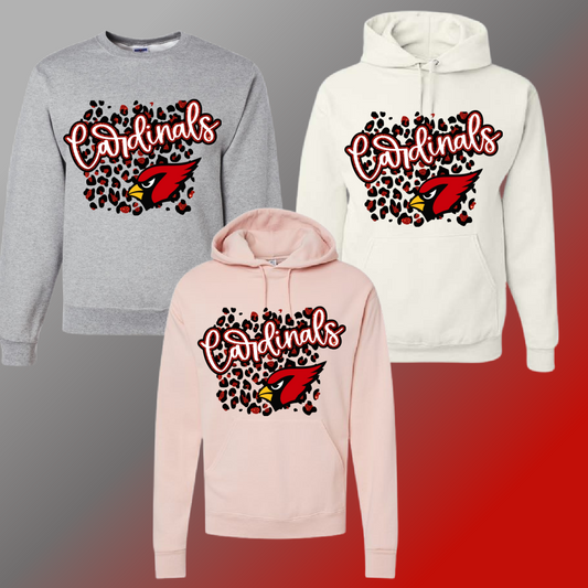 St. John Cardinals  - Cheetah Basic Sweatshirt