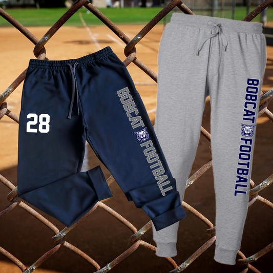 Bobcat Football - Vertical Wording Joggers (Youth)