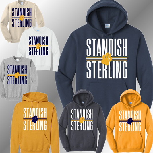 Standish Sterling Panthers - School Name Basic Sweatshirt (Adult)
