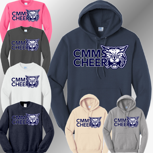Bobcat Cheer - CMMS Cheer Basic Sweatshirt (Adult)