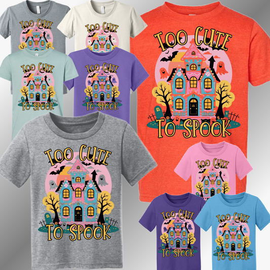 Halloween - Too Cute To Spook Tee (Youth)