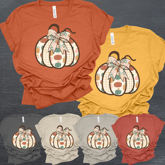 Boho Pumpkin - Bella Tee (Adult)