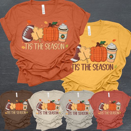 Tis The Season Football - Bella Tee (Adult)