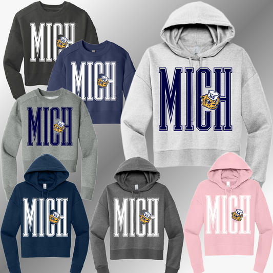 Wolverines - MICH Cropped Sweatshirt (Adult)