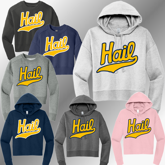 Wolverines - Hail Cropped Sweatshirt (Adult)