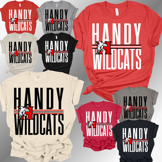 Handy Wildcats - School Name Tee (Adult)