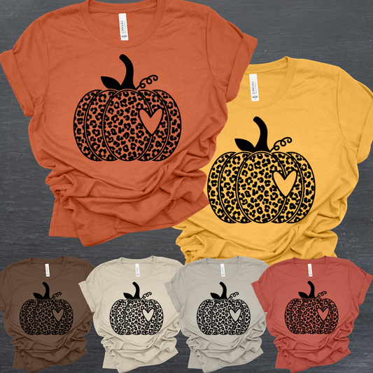 Leopard Pumpkin - Bella Tee (Adult)