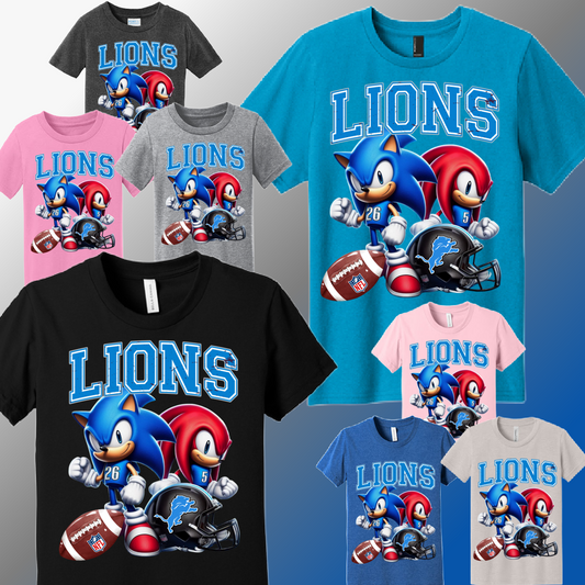Detroit Football Sonic - Youth Tee