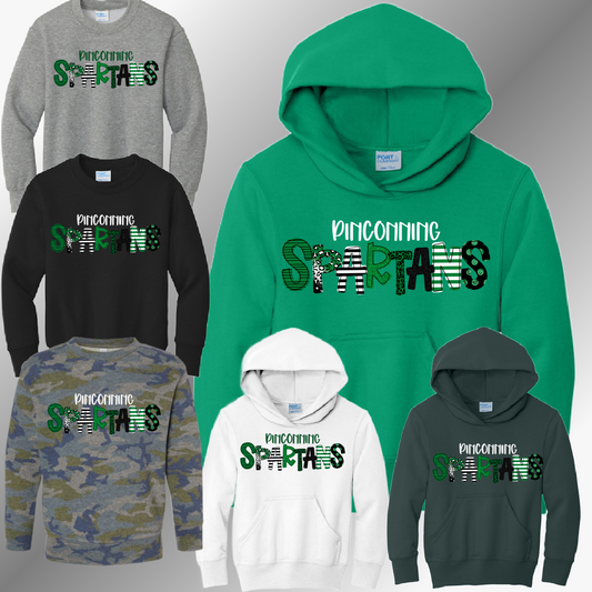 Freeland Falcons - Spirit Font Sweatshirt (Youth)